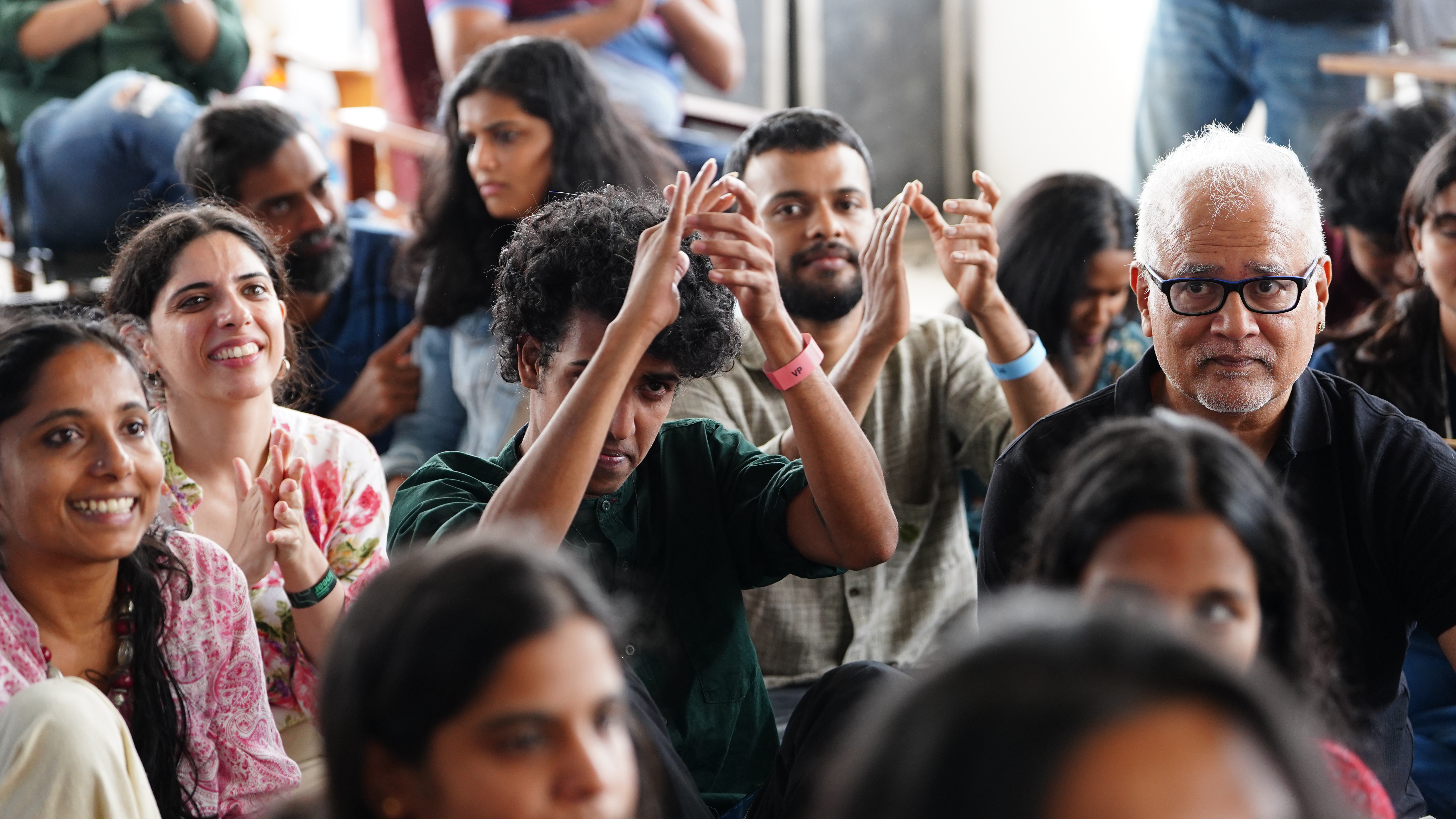 The audience watching Shilpa Mudbi at Linear Bangalore 25